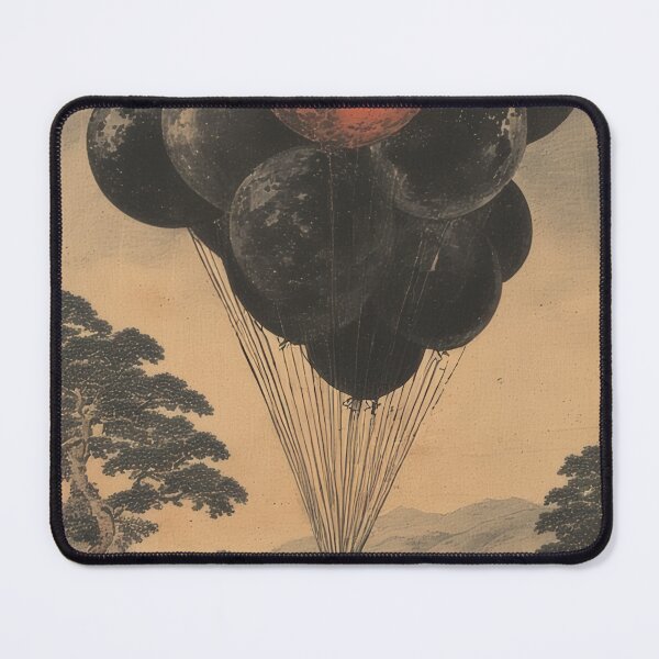 Item preview, Balloons over Japanese landscape designed and sold by Mianku | Für das Leben.