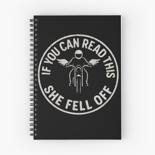 Item preview, If You Can Read This She Fell Off Funny Motorcycle Rider Art designed and sold by flagylART.