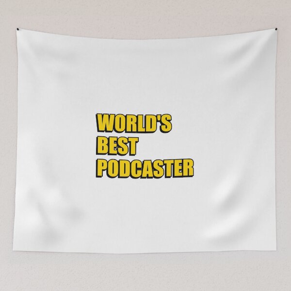 Item preview, Worlds best Podcaster designed and sold by Inspirationmotivation.