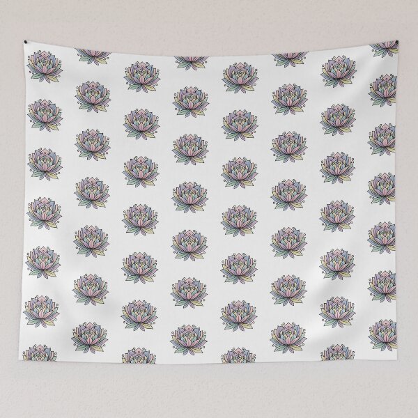 Item preview, Pastel Lotus Mandala Floral Design designed and sold by Krystal-design.