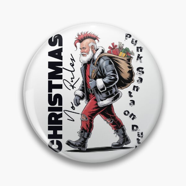 Item preview, CHRISTMAS - No rules  -  Punk Santa on Duty designed and sold by Concept-Hub.