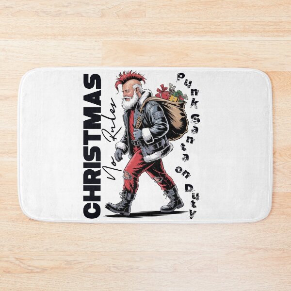 Item preview, CHRISTMAS - No rules  -  Punk Santa on Duty designed and sold by Concept-Hub.