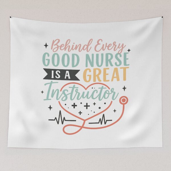 Item preview, Behind Every Good Nurse Is A Great Instructor Nurse Educator designed and sold by hemagamo.