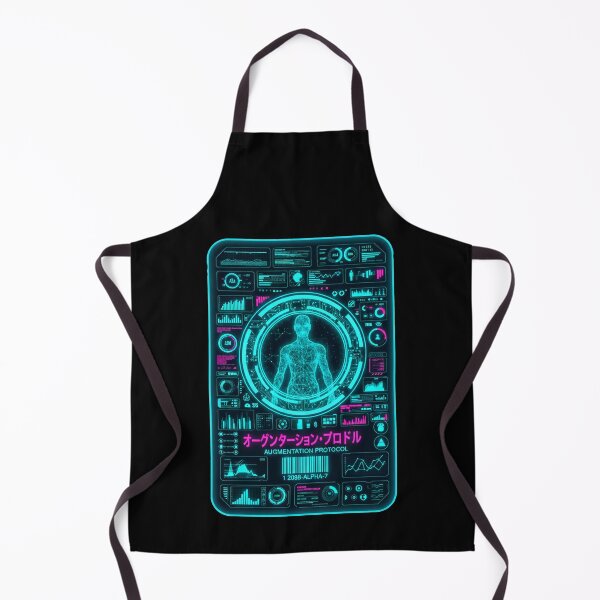 Item preview, Cyberpunk Augmentation Protocol Alpha: Tokyo's Digital Future - V2 designed and sold by clubtee.