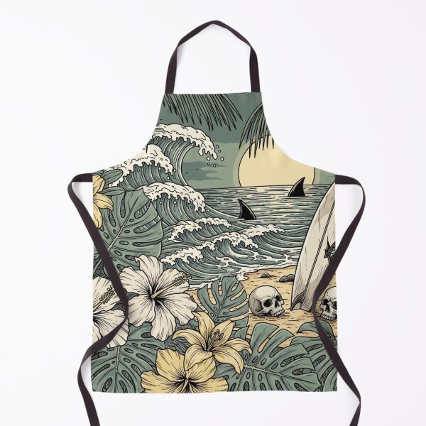Item preview, Deadly Paradise - Retro Surf Art designed and sold by TheOneOff.