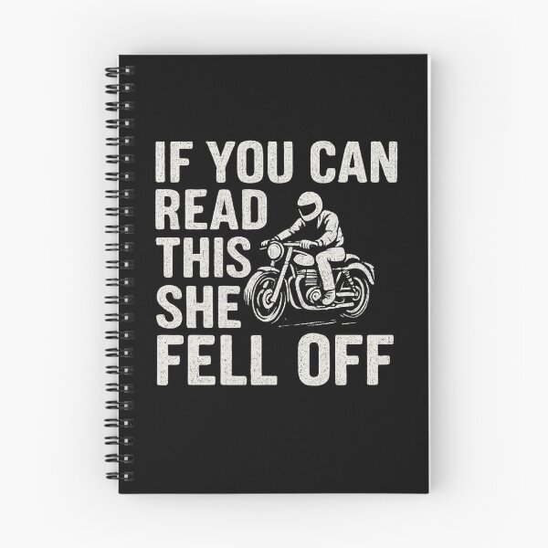 Item preview, If You Can Read This She Fell Off Funny Motorcycle Rider Art designed and sold by flagylART.