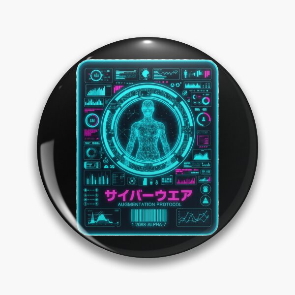 Item preview, Cyberpunk Augmentation Protocol Alpha: Tokyo's Digital Future - V1 designed and sold by clubtee.