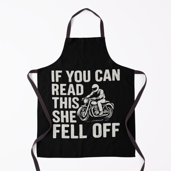 Item preview, If You Can Read This She Fell Off Funny Motorcycle Rider Art designed and sold by flagylART.