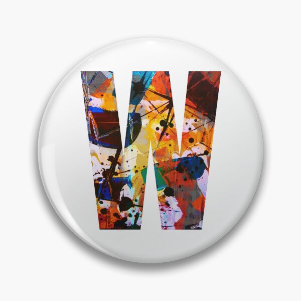 Item preview, Colorful Abstract Letter W T-Shirt Art designed and sold by CoolGTees.