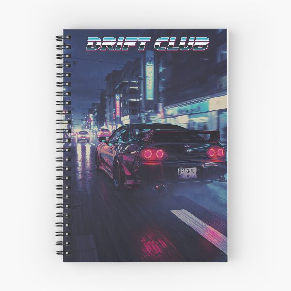 Item preview, Midnight Drift Club - JDM Streetwear Art designed and sold by ThePromptStudio.