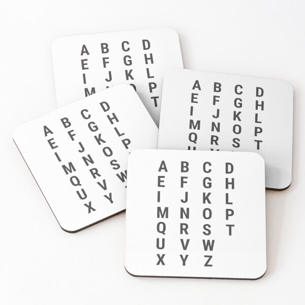 Item preview, English alphabets letters2 designed and sold by Think4Prints.