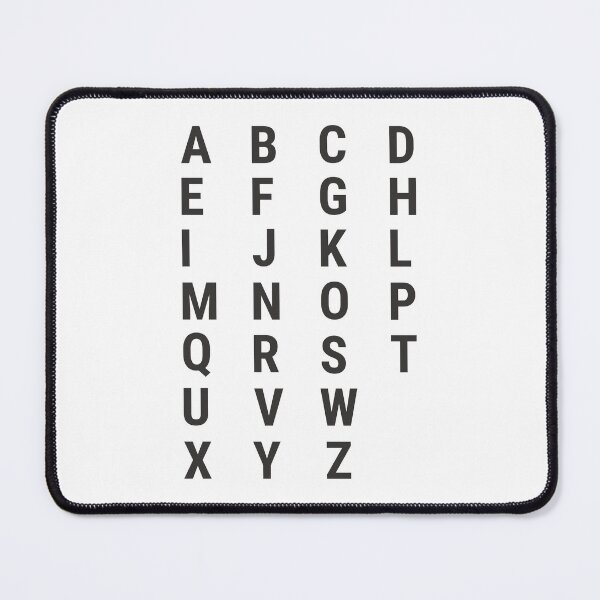 Item preview, English alphabets letters2 designed and sold by Think4Prints.