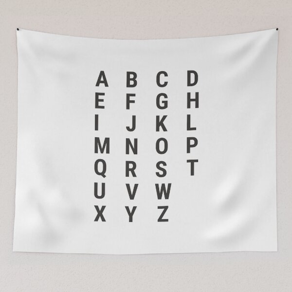 Item preview, English alphabets letters2 designed and sold by Think4Prints.