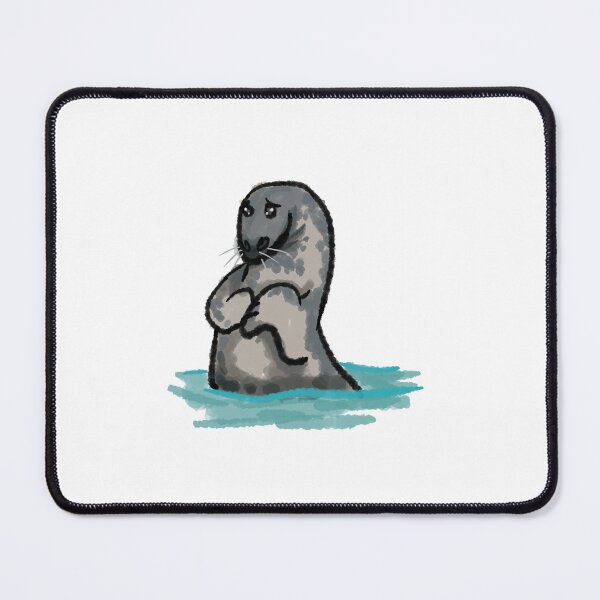 Item preview, Very polite grey seal designed and sold by Cosmonaut Seal .