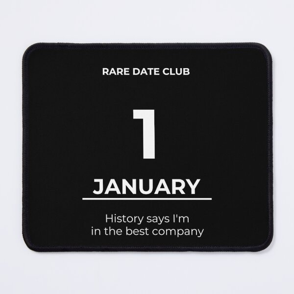 Item preview, Rare Date Club – January 1 designed and sold by ariksworld.