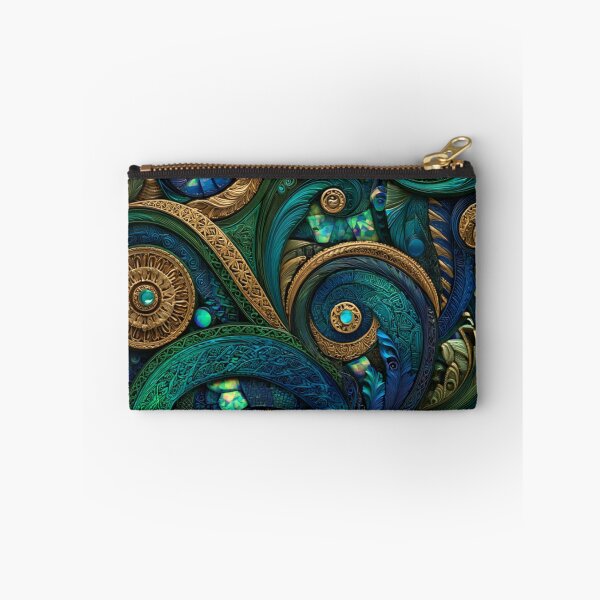 Item preview, New Zealand Māori Paua Pattern Koru Design 679 designed and sold by GrinGalore.