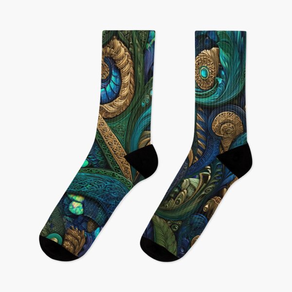Item preview, New Zealand Māori Paua Pattern Koru Design 679 designed and sold by GrinGalore.