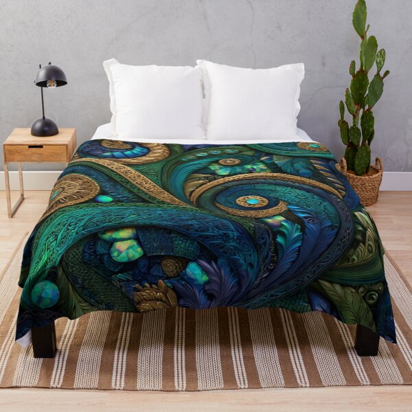 Item preview, New Zealand Māori Paua Pattern Koru Design 679 designed and sold by GrinGalore.