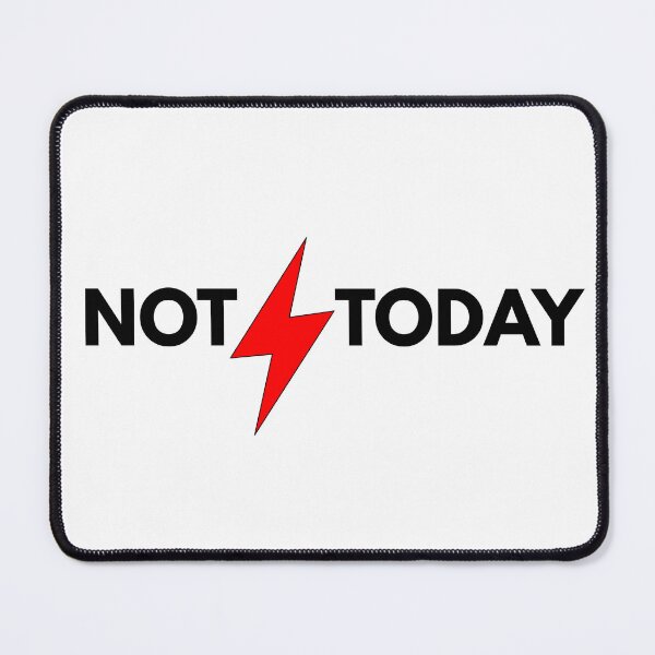 Item preview, NOT ⚡ TODAY - Funny Motivational Quote T-shirt designed and sold by JustFunnyStuff.