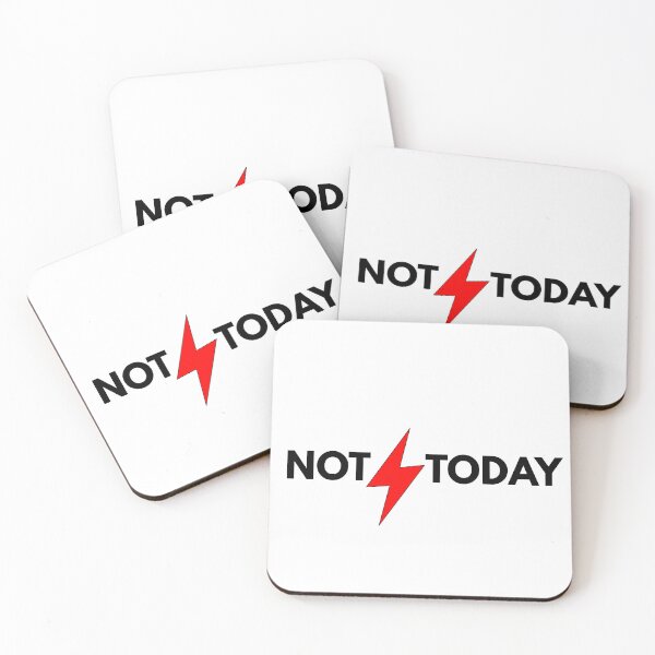 Item preview, NOT ⚡ TODAY - Funny Motivational Quote T-shirt designed and sold by JustFunnyStuff.