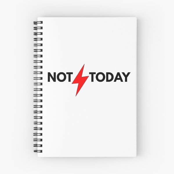 Item preview, NOT ⚡ TODAY - Funny Motivational Quote T-shirt designed and sold by JustFunnyStuff.