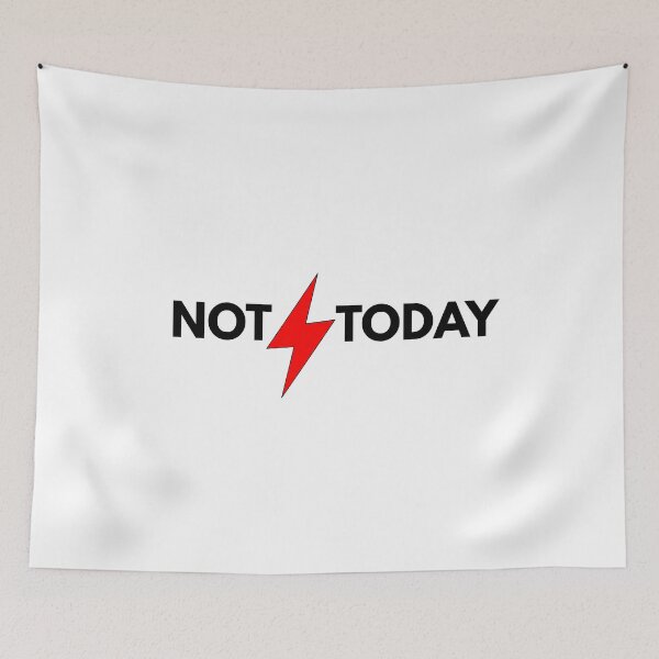 Item preview, NOT ⚡ TODAY - Funny Motivational Quote T-shirt designed and sold by JustFunnyStuff.