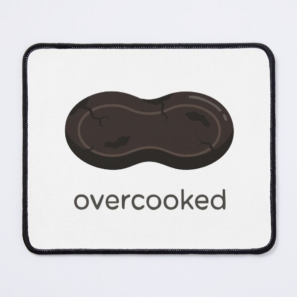 Item preview, Overcooked Minimalist Illustration | Dry Humor Concept Design designed and sold by BambaKchula.