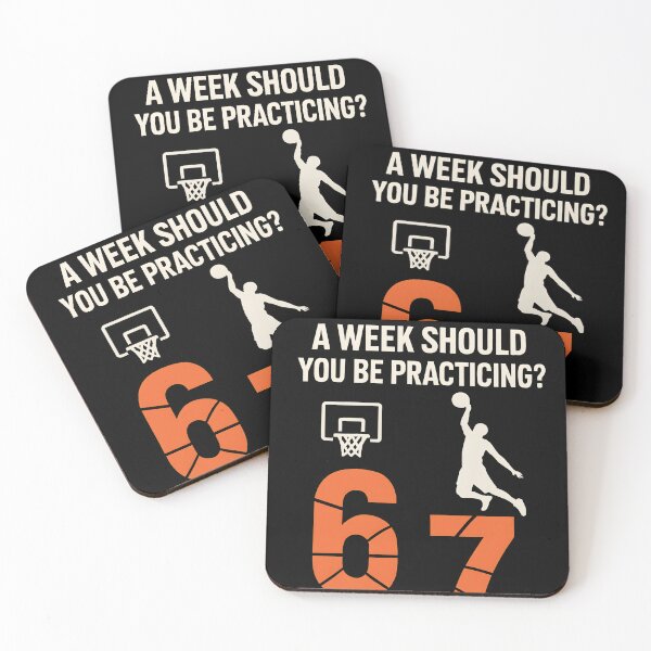 Item preview, How Many Days A Week Should You Be Practicing 67 Meme Basketball Funny Hooper Motivation Design designed and sold by JoyBoyStudio1.