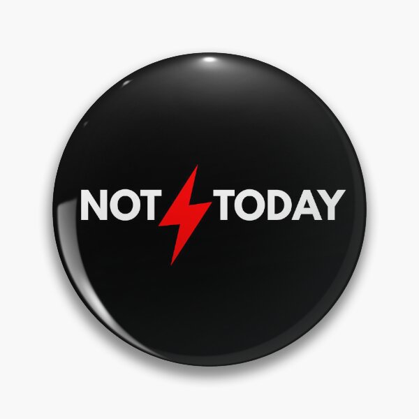 Item preview, NOT ⚡ TODAY - Funny Motivational Quote T-shirt designed and sold by JustFunnyStuff.