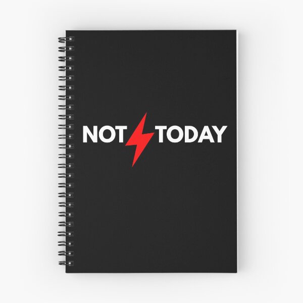 Item preview, NOT ⚡ TODAY - Funny Motivational Quote T-shirt designed and sold by JustFunnyStuff.