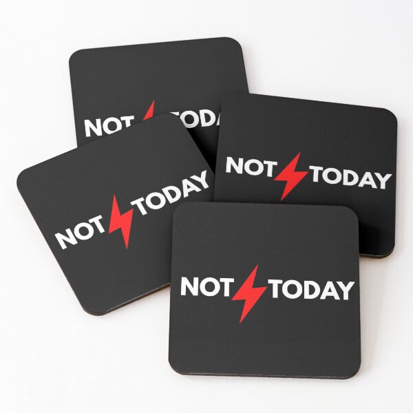 Item preview, NOT ⚡ TODAY - Funny Motivational Quote T-shirt designed and sold by JustFunnyStuff.