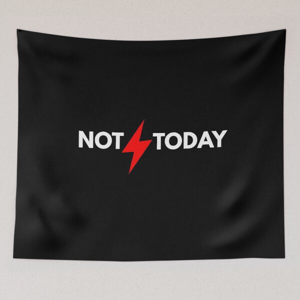Item preview, NOT ⚡ TODAY - Funny Motivational Quote T-shirt designed and sold by JustFunnyStuff.