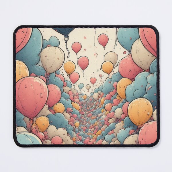 Item preview, Balloon sky: Colorful, cheerful, playful, festive designed and sold by Mianku | Für das Leben.