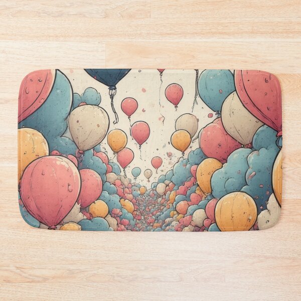 Item preview, Balloon sky: Colorful, cheerful, playful, festive designed and sold by Mianku | Für das Leben.