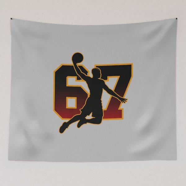 Item preview, 67 Basketball Meme Slam Dunk Position Six Seven Number designed and sold by mjohnson9.