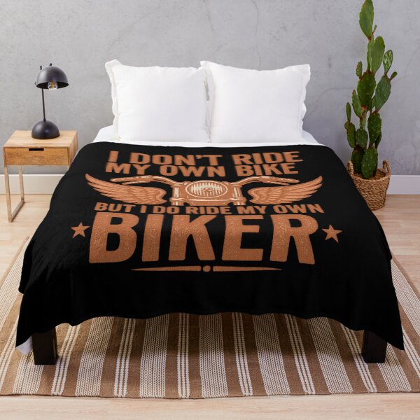 Item preview, I Don’t Ride My Own Bike But I Ride My Own Biker Funny Motorcycle Quote designed and sold by flagylART.