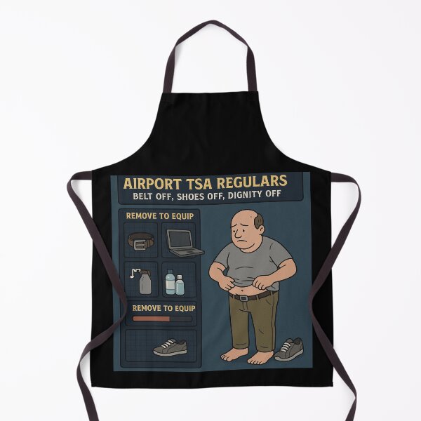 Item preview, Airport TSA Regulars “Remove to Equip” RPG Inventory Travel designed and sold by POD DYNASTY.