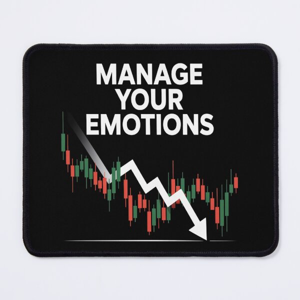 Item preview, Manage Your Emotions Stock Trader Trading Mindset designed and sold by kakashinn.