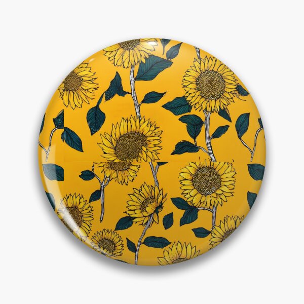 Item preview, Golden Sunflower Daydream | Bold Botanical Sunshine Pattern designed and sold by ClaraToneStudio.