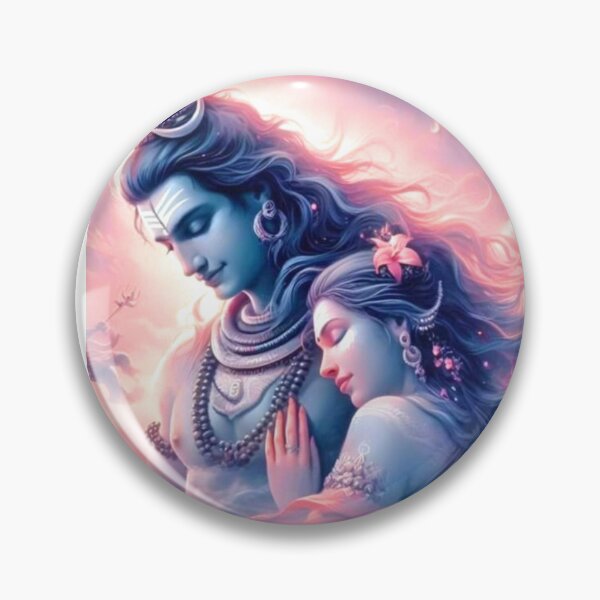 Item preview, Divine Union of Lord Shiva and Goddess Parvati designed and sold by KRAL-Studios.