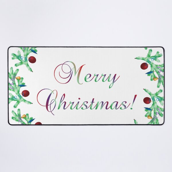 Item preview, Merry Christmas Wreath – Elegant Holiday Typography designed and sold by ZorianArt.