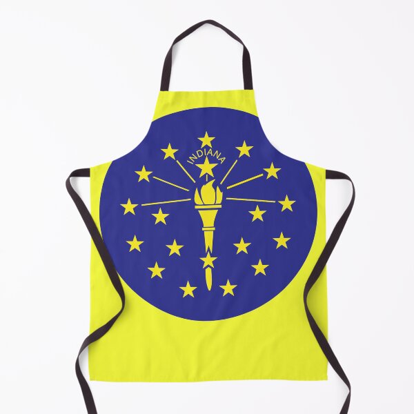 Item preview, Indiana State Flag Circular Emblem | Classic Hoosier Torch & Stars Design designed and sold by SimplyJasper.