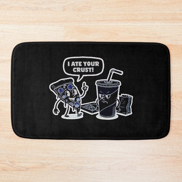 Item preview, I Ate Your Crust! Funny Retro Pizza and Soda Cartoon designed and sold by zzz888.