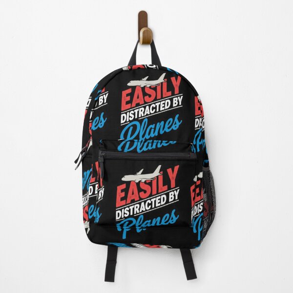 Item preview, Easily Distracted By Planes | Humorous Aviation Retro Design designed and sold by FreeArt2.