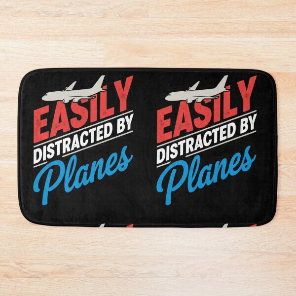 Item preview, Easily Distracted By Planes | Humorous Aviation Retro Design designed and sold by FreeArt2.