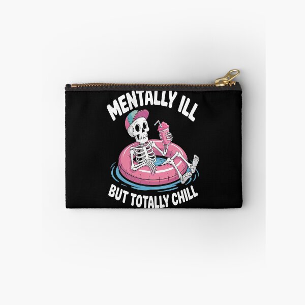 Item preview, Mentally Ill But Totally Chill Mental Health Halloween designed and sold by kakashinn.