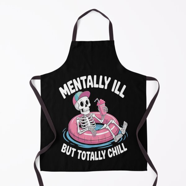 Item preview, Mentally Ill But Totally Chill Mental Health Halloween designed and sold by kakashinn.