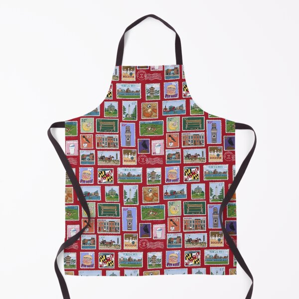 Item preview, Baltimore Stamps - Red designed and sold by Elizabeth Weglein.