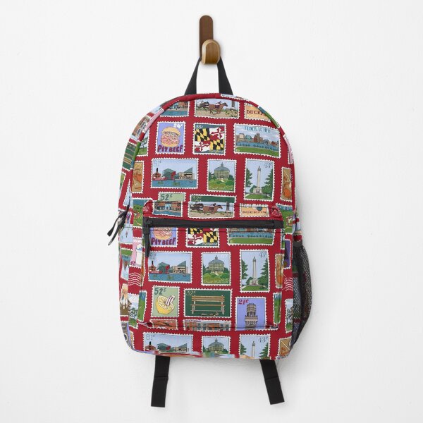 Item preview, Baltimore Stamps - Red designed and sold by Elizabeth Weglein.