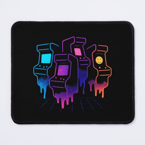 Item preview, Arcade Afterlife – Neon Vaporwave Ghost Arcade Cabinets in Retro Cyberpunk Style designed and sold by AddictiveDesign.